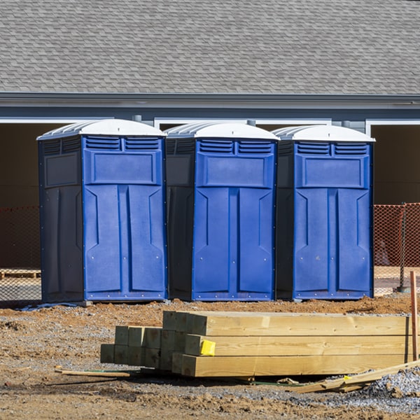 what is the cost difference between standard and deluxe portable toilet rentals in Conde South Dakota